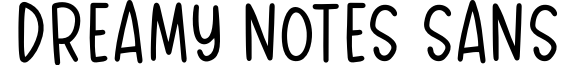 Dreamy Notes Sans