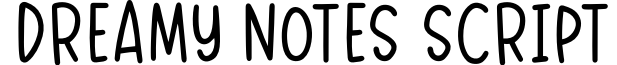 Dreamy Notes Script