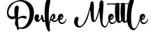 Duke Mettle