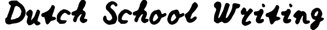 Dutch school writing
