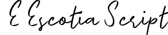 e Escotia Script
