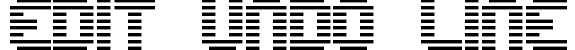 Edit Undo Line