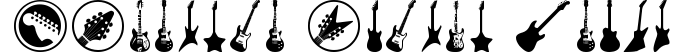 Electric Guitar Icons
