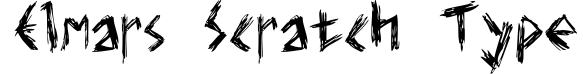 Elmar's Scratch Type