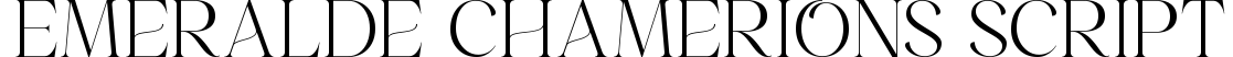 Emeralde Chamerions Script