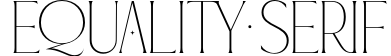 Equality Serif