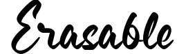 Erasable