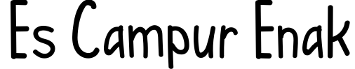 Es Campur Enak