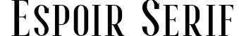 Espoir Serif