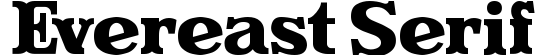 Evereast Serif