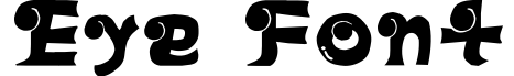 Eye Font