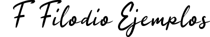 f Filodio Ejemplos
