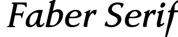 Faber Serif