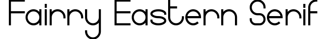 Fairry Eastern Serif