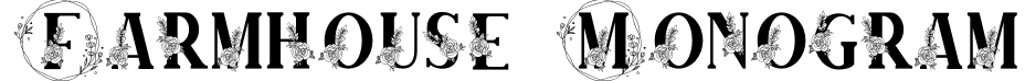 Farmhouse Monogram