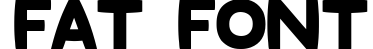 Fat Font