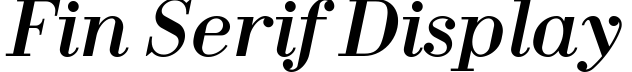 Fin Serif Display