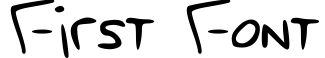 First Font