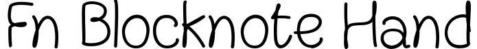 FN Blocknote Hand