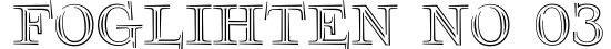 Foglihten No 03