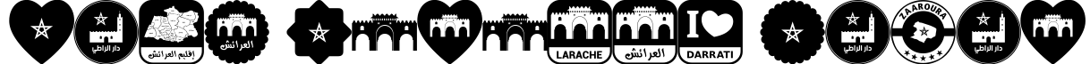 Font Larache Color