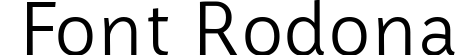 Font Rodona