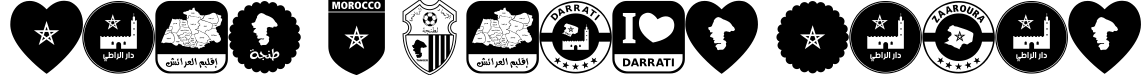 Font Tanger Color