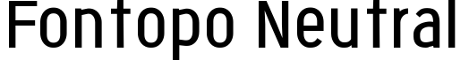 Fontopo Neutral