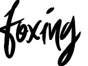 Foxing