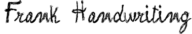 Frank Handwriting