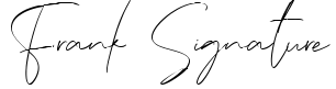 Frank Signature