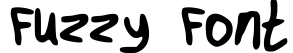 Fuzzy Font