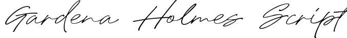 Gardena Holmes Script