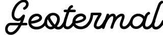 Geotermal