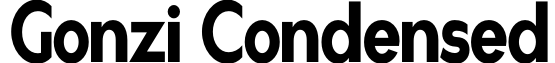Gonzi Condensed