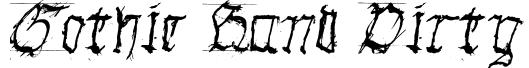 Gothic Hand Dirty