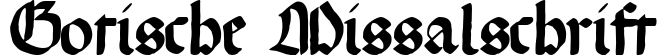 Gotische Missalschrift