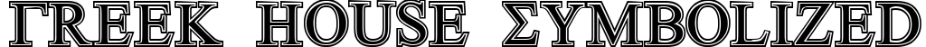Greek House Symbolized