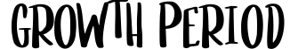 Growth Period