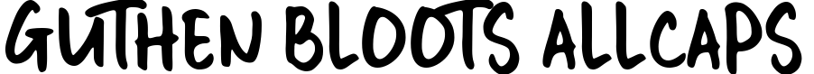Guthen Bloots Allcaps