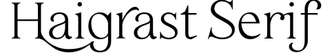 Haigrast Serif