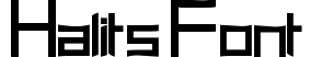 Halit's Font