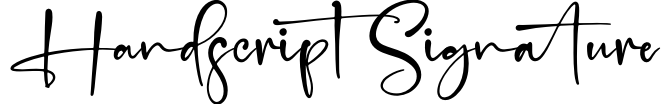 Handscript Signature