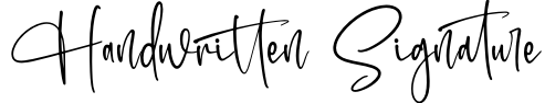 Handwritten Signature