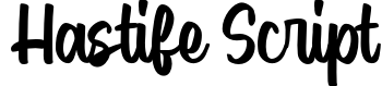 Hastife Script
