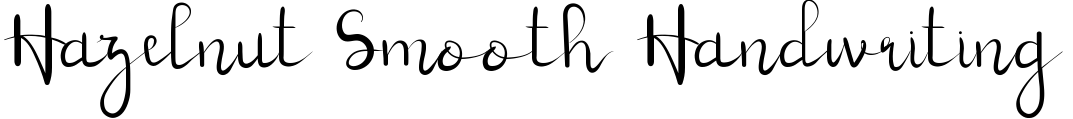 Hazelnut Smooth Handwriting