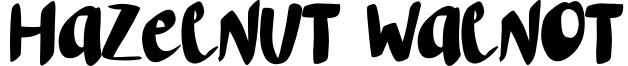 Hazelnut Walnot