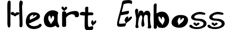 Heart Emboss