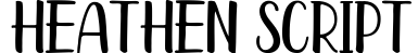 Heathen Script