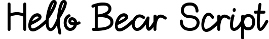 Hello Bear Script